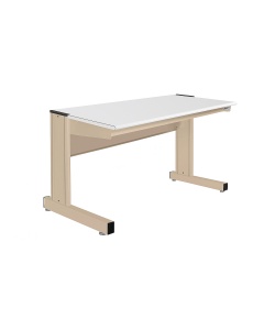 Grant Series Single Sided Starter Bench with Cleanroom Laminate Top, 24" D x 48" L x 30" H