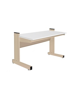 Grant Series Single Sided Starter Bench with LisStat™ ESD Static Control Laminate Top, 24" D x 48" L x 32" H