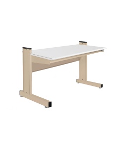 Grant Series Single Sided Starter Bench with Formica™ Laminate Top, 24" D x 48" L x 32" H