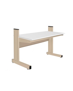 Grant Series Single Sided Starter Bench with LisStat™ ESD Static Control Laminate Top, 24" D x 72" L x 36" H