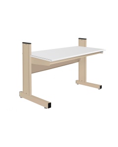 Grant Series Single Sided Starter Bench with Formica™ Laminate Top, 24" D x 72" L x 36" H