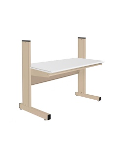 Grant Series Single Sided Starter Bench with LisStat™ ESD Static Control Laminate Top, 24" D x 48" L x 46" H