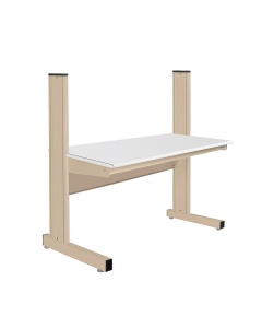 Grant Series Single Sided Starter Bench with LisStat™ ESD Static Control Laminate Top, 24" D x 60" L x 52" H