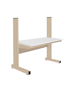 Grant Series Single Sided Starter Bench with LisStat™ ESD Static Control Laminate Top, 24" D x 48" L x 56" H