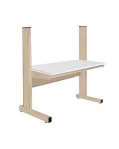 Grant Series Single Sided Starter Bench with Cleanroom Laminate Top, 24" D x 48" L x 56" H