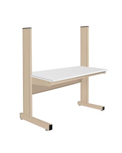 Grant Series Single Sided Starter Bench with LisStat™ ESD Static Control Laminate Top, 24" D x 48" L x 60" H