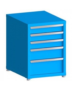100# Capacity Drawer Cabinet, 4",4",4",6",8" drawers, 30" H x 22" W x 28" D