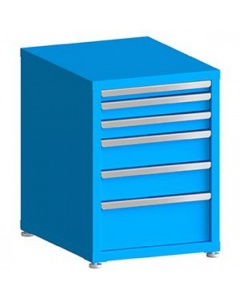 100# Capacity Drawer Cabinet, 2",3",3",5",5",8" drawers, 30" H x 22" W x 28" D
