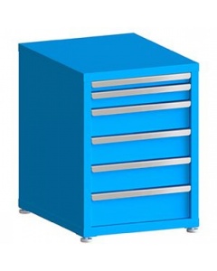 100# Capacity Drawer Cabinet, 2",3",5",5",5",6" drawers, 30" H x 22" W x 28" D