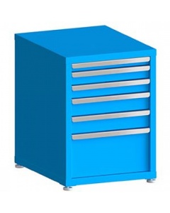 100# Capacity Drawer Cabinet, 2",3",3",4",4",10" drawers, 30" H x 22" W x 28" D