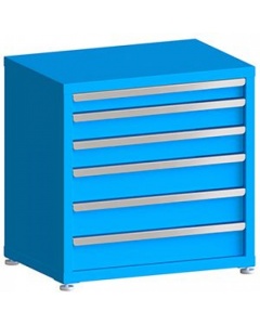 100# Capacity Drawer Cabinet, 3",4",4",5",5",5" drawers, 30" H x 30" W x 21" D
