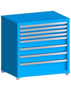 100# Capacity Drawer Cabinet, 2",2",2",2",4",4",4",6" drawers, 30" H x 30" W x 21" D