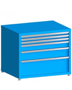 100# Capacity Drawer Cabinet, 2",2",2",4",6",10" drawers, 30" H x 36" W x 21" D
