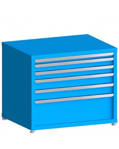100# Capacity Drawer Cabinet, 2",3",3",4",4",10" drawers, 30" H x 36" W x 21" D