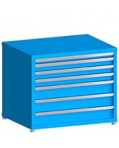 100# Capacity Drawer Cabinet, 2",3",3",3",5",5",5" drawers, 30" H x 36" W x 21" D