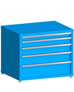 100# Capacity Drawer Cabinet, 3",4",5",6",8" drawers, 30" H x 36" W x 28" D