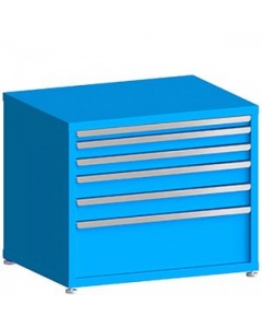 100# Capacity Drawer Cabinet, 2",3",3",4",4",10" drawers, 30" H x 36" W x 28" D