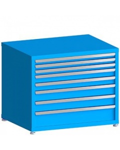 100# Capacity Drawer Cabinet, 2",2",2",3",3",4",4",6" drawers, 30" H x 36" W x 28" D