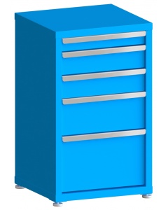 200# Capacity Drawer Cabinet, 3",5",5",8",12" drawers, 37" H x 22" W x 21" D