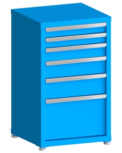 200# Capacity Drawer Cabinet, 3",3",4",5",6",12" drawers, 37" H x 22" W x 21" D