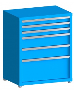200# Capacity Drawer Cabinet, 3",3",3",6",6",12" drawers, 37" H x 30" W x 21" D