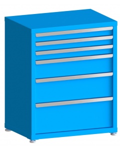200# Capacity Drawer Cabinet, 3",3",3",6",8",10" drawers, 37" H x 30" W x 21" D