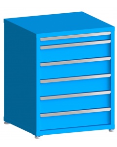 200# Capacity Drawer Cabinet, 3",6",6",6",6",6" drawers, 37" H x 30" W x 28" D