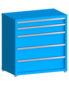 200# Capacity Drawer Cabinet, 4",5",8",8",8" drawers, 37" H x 36" W x 21" D