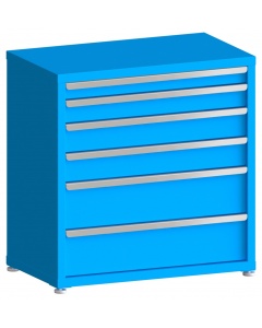 200# Capacity Drawer Cabinet, 3",4",5",5",8",8" drawers, 37" H x 36" W x 21" D