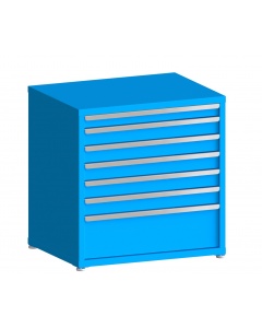 200# Capacity Drawer Cabinet, 3",4",4",4",4",4",10" drawers, 37" H x 36" W x 28" D