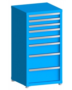 200# Capacity Drawer Cabinet, 3",3",3",4",4",6",8",8" drawers, 43" H x 22" W x 21" D
