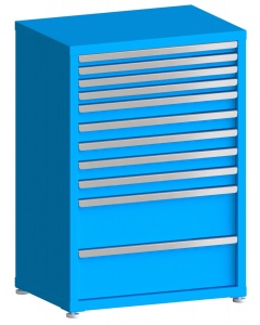 100# Capacity Drawer Cabinet, 2",2",2",2",3",3",3",3",3",8",8" drawers, 43" H x 30" W x 21" D