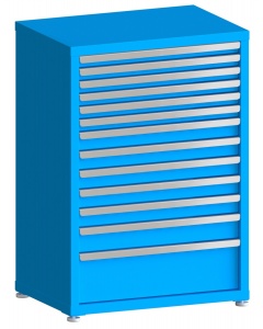100# Capacity Drawer Cabinet, 2",2",2",2",2",2",3",3",3",3",3",4",8" drawers, 43" H x 30" W x 21" D