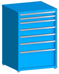 200# Capacity Drawer Cabinet, 3",3",5",5",5",6",12" drawers, 43" H x 30" W x 28" D