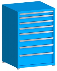 200# Capacity Drawer Cabinet, 3",4",4",4",5",5",6",8" drawers, 43" H x 30" W x 28" D