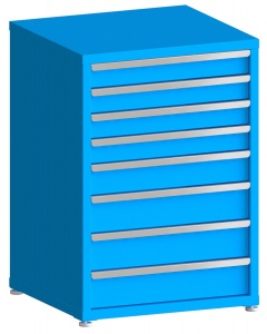 200# Capacity Drawer Cabinet, 4",4",4",4",5",6",6",6" drawers, 43" H x 30" W x 28" D