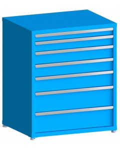 100# Capacity Drawer Cabinet, 3",4",5",5",6",8",8" drawers, 43" H x 36" W x 28" D