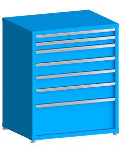 100# Capacity Drawer Cabinet, 3",3",5",5",5",6",12" drawers, 43" H x 36" W x 28" D