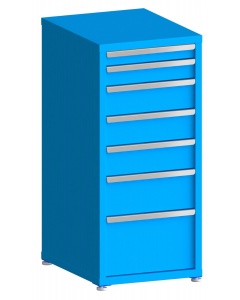 100# Capacity Drawer Cabinet, 3",4",6",6",6",8",12" drawers, 49" H x 22" W x 28" D