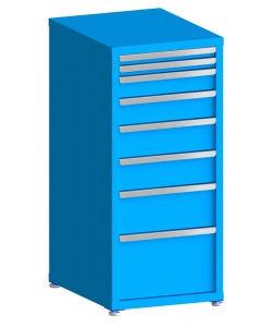 100# Capacity Drawer Cabinet, 2",2",4",5",6",6",8",12" drawers, 49" H x 22" W x 28" D