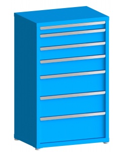 100# Capacity Drawer Cabinet, 3",5",5",6",8",8",10" drawers, 49" H x 30" W x 21" D