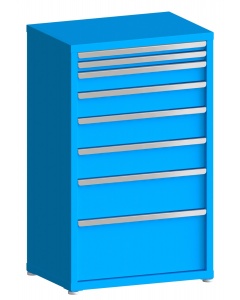 100# Capacity Drawer Cabinet, 2",2",4",5",6",6",8",12" drawers, 49" H x 30" W x 21" D