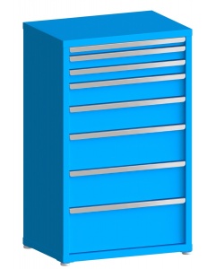 100# Capacity Drawer Cabinet, 2",3",3",5",6",8",8",10" drawers, 49" H x 30" W x 21" D