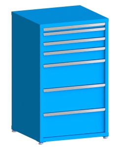 100# Capacity Drawer Cabinet, 2",4",4",5",10",10",10" drawers, 49" H x 30" W x 28" D