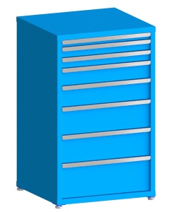 100# Capacity Drawer Cabinet, 2",3",3",5",6",8",8",10" drawers, 49" H x 30" W x 28" D