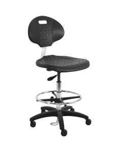 Urethane Ergonomic ESD Tall Chairs with Footring