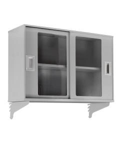 Workbench Overhead Cabinets with Acrylic Sliding Doors