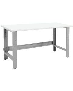 Roosevelt Series Workbench with 1-1/8" Thick Top Formica™ Plastic Laminate and Square Cut Edge