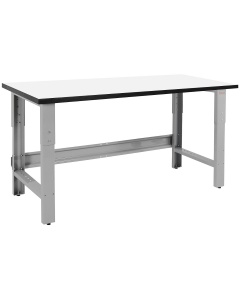 Roosevelt Series Workbench with 1" Thick Phenolic Resin Top - White