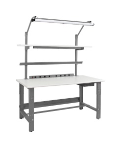 Roosevelt Series Complete Workbench Set with Formica™ Laminate - Round Front Edge. 